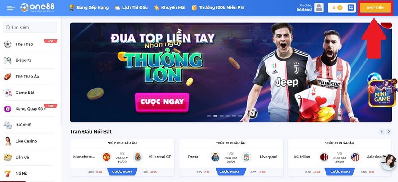 ONE88 Nạp Tiền ONE88 - Cách Nạp Tiền ONE88