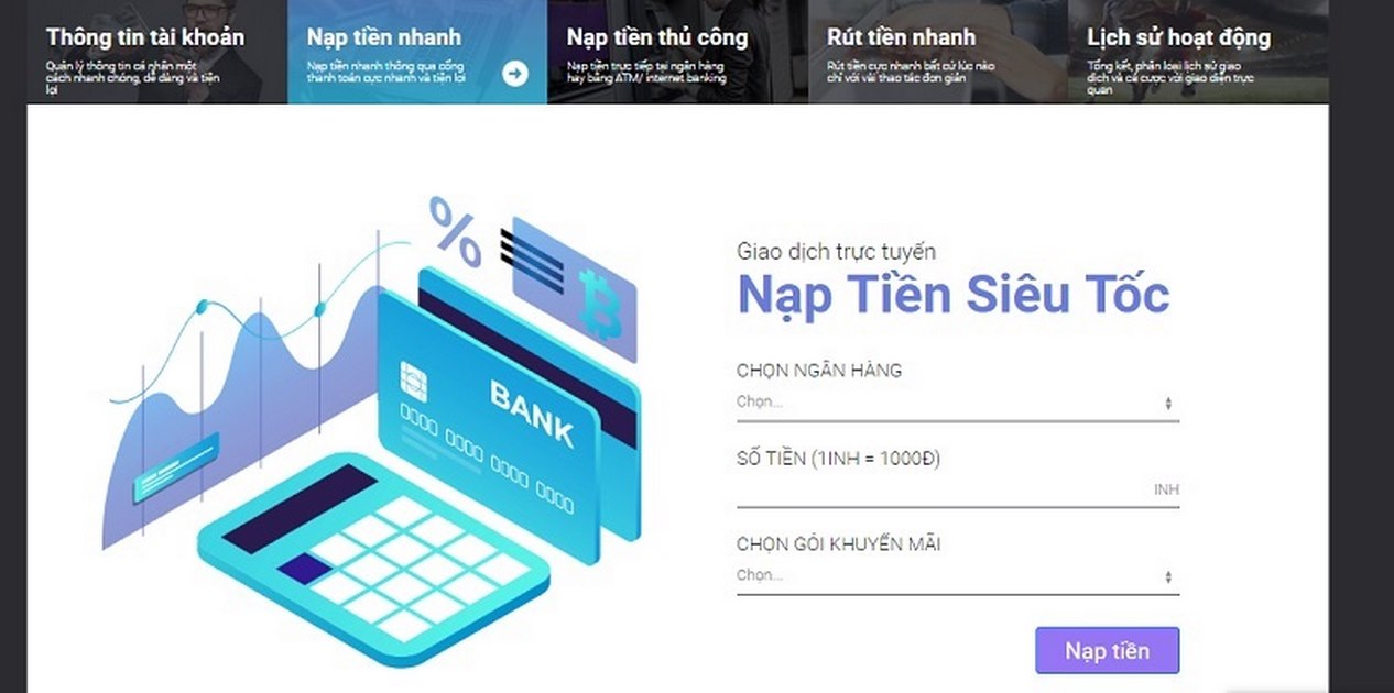 ONE88 Nạp Tiền ONE88 - Cách Nạp Tiền ONE88