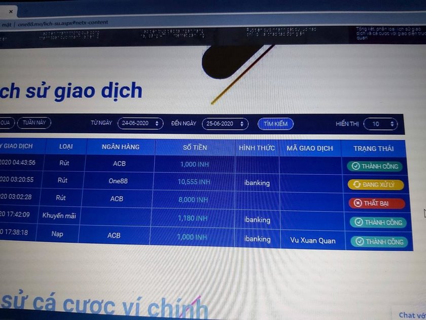 ONE88 Rút Tiền ONE88 - Cách Rút Tiền ONE88